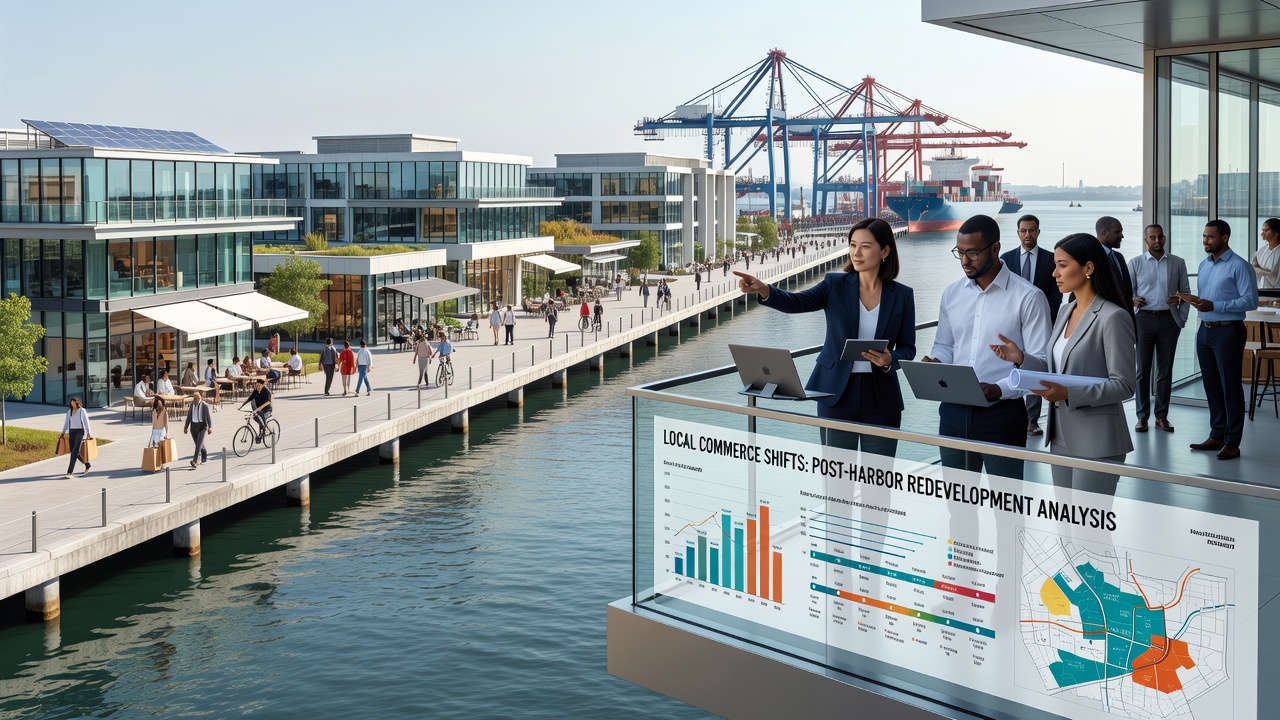 Examining Shifts in Local Commerce Patterns Following Large Scale Harbor Redevelopment Projects